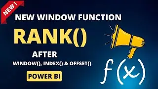 New DAX Function for Visual Level Calculation RANK()💡| Sort Matrix visual based on Multiple Columns