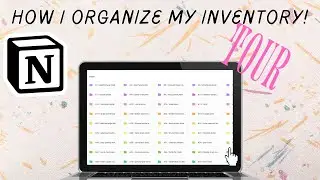 my listing process (small business + notion)