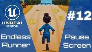 Pause Menu Screen  - #12  Unreal Engine 5 Endless Runner
