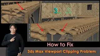 How to fix 3ds Max Viewport Clipping Problem | English
