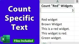 Count Cells that Contain Specific Text in Excel - EQ98