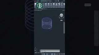 AutoCAD 3D, How to draw pipe fitting, union connector, 3D modeling, part 2, #shorts