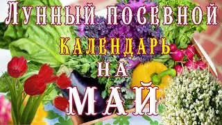 🍅ЛУННЫЙ ПОСЕВНОЙ КАЛЕНДАРЬ 🌙НА МАЙ🌕