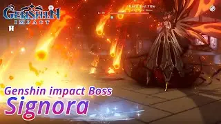 Signora Boss Fight | Genshin Impact Leaks