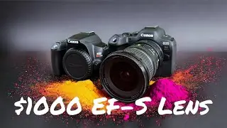 Expensive 9-Year Old Canon EF-S Lens on Canon R6 Mark II (Better than Expected)