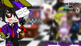 William Afton on Crack||FNAF ft.DDLC||Original||⚠️ Stupidity warning ⚠️||Gachaclub||