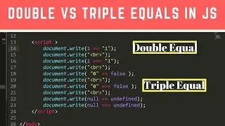 Programming Tip Of The Day #13: == vs === | Difference Between Double vs Triple Equals in JavaScript