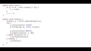 Java: Moving Text