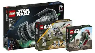 All LEGO Star Wars sets January 2023 Compilation/Collection Speed Build