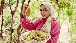The Secret to Making Natural, Homemade Grape Molasses Over Fire | Traditional Method in the Garden