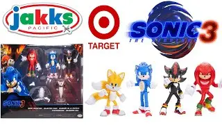 NEW Jakks Pacific Sonic The Hedgehog 3 Movie Figures Revealed!