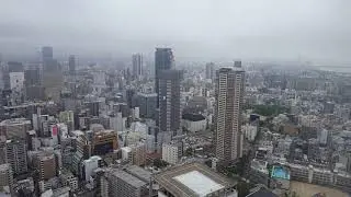 Osaka view from top of Umeda Sky Building, Japan