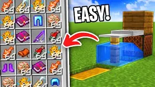 Easiest AFK Fish Farm (JAVA + BEDROCK)