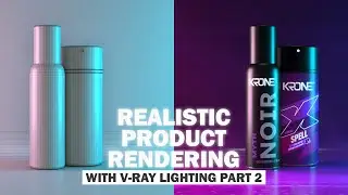 Realistic Product Rendering with V-Ray Lighting | Short Video | 3ds Max Tutorial