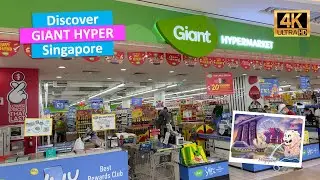 🇸🇬 Discover Giant Hypermarket Store in Singapore [4K Video]