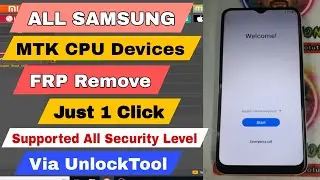 ALL MTK SAMSUNG FRP JUST 1 CLICK Done 100% Work