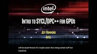 Intro to SYCL/DPC++ for GPUs