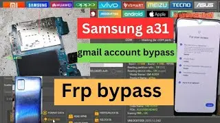 samsung a31 test point এর মাধ্যম কিভাবে frp bypass করবেন Unlock tool দিয়ে / samsung a31