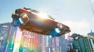 flying car Science | flying test | accident possibilities | mod Cyberpunk 2077 Update 1.6
