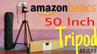 Amazon Basics 50 inch Tripod Unboxing & Review || only Rs. 649