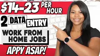 📵(No Phones!) 2 Data Entry Work From Home Jobs Hiring ASAP - Up to $23 Per Hour!