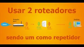 Using two different routers, being one as signal repeater