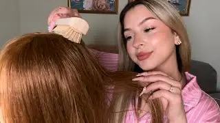 ASMR Girl who is OBSESSED with you, spoils you with a scalp massage 💕