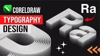 Typography design ideas with CorelDRAW Blend Tool | Corel draw Tips & Tricks
