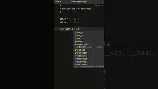 Python Set Trick? 