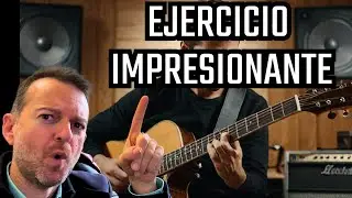 Nunca he visto un ejercicio de guitarra tan impresionante