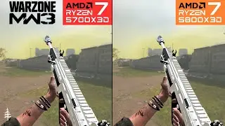 5700X3D vs 5800X3D Comparison in MWIII & Warzone 3