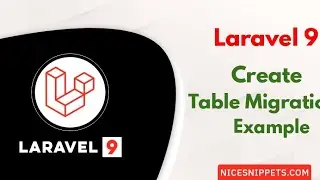 Create database table in laravel 9 || migration in laravel 9 || laravel 9