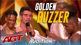 NY Subway WAFFLE Dance Crew BLOW UP The Stage Get Simon Cowells GOLDEN BUZZER!