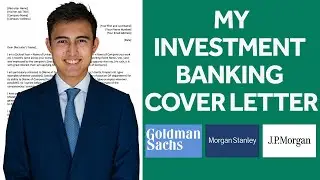 My Successful Investment Banking Cover Letter + Free Template