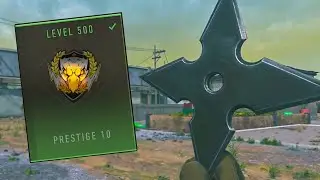 Level 500 Throwing Ninja Star ONLY in MW2 (Prestige 10)