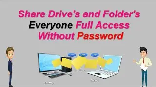 How to share drives and folders