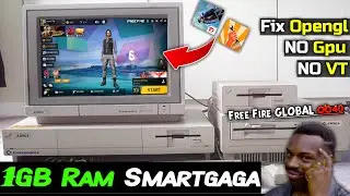 New Smartgaga Best Version For Free Fire New Update OB40 | 1GB Ram | No GPU | No VT & No Lag 2023