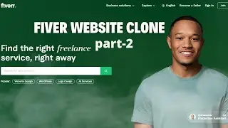 Fiver Website Clone using Html CSS and JavaScript part-2