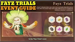 Fayz Trials Events Guide - Genshin Impact