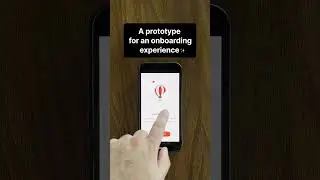 A prototype for an onboarding experience ✨