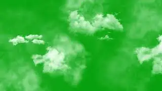 Clouds moving effect with foggy sky | Green Screen Library