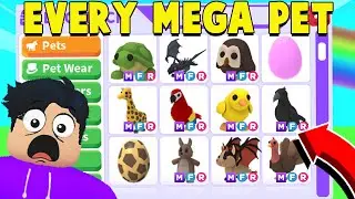 Trading for EVERY MEGA NEON PET in Adopt Me!