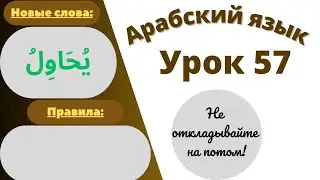 Начните сейчас! Арабский язык для начинающих. Урок 57