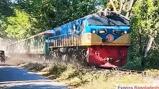 পুরাতন ট্র্যাকে কক্সবাজারগামী পর্যটক এক্সপ্রেস ট্রেনের উচ্চমান গতি | বাংলাদেশ রেলওয়ে | #br #brbd #bd
