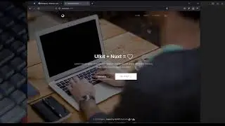 Let's Create a Simple but Elegant Website Landing Page with Nuxt 3 and UIkit 3 - Fedorae Education