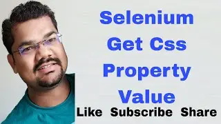 How To Get Css Property Value in Selenium Webdriver Java | getCssValue() Command Selenium WebDriver