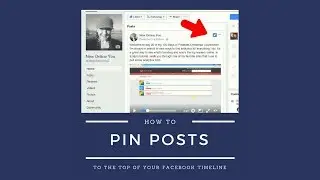 How to PIN A POST to the TOP of your FACEBOOk page TIMELINE