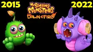 All Young / Adult Monsters - Release Date (My Singing Monsters Dawn of Fire) 4k