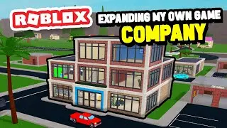 EXPANDING My Own GAME COMPANY in Roblox Game Dev Life