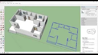 Sketchup pro tutorials for beginner | How to import AutoCAD Plan to Google Sketch up | L-16